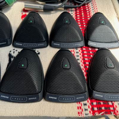 Lot of 18 Shure MX393/C cardioid boundary microphones all tested & working EXC image 2