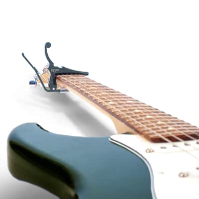 Kyser Fender KGEFSHGA Quick Change Electric Guitar Capo - Sherwood Green image 3