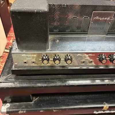 1966 Ampeg B-12XT Portaflex 2-Channel 50-Watt 2x12" Fliptop Guitar Combo Black image 3