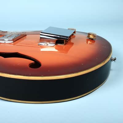 Vintage 1960's Bruno Royal Artist Hollow Body Bass Guitar image 11