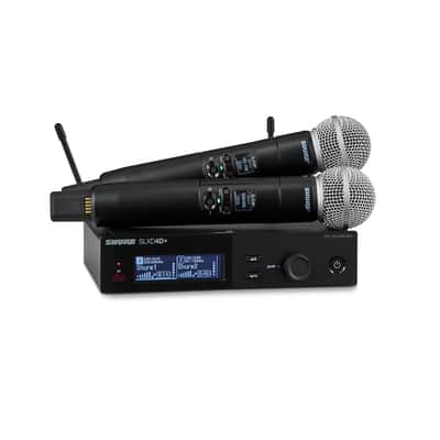 Shure SLXD24D+/58-G57 SLXD Plus Dual HH Dig System with two SM58 Tx Freq G57 image 1