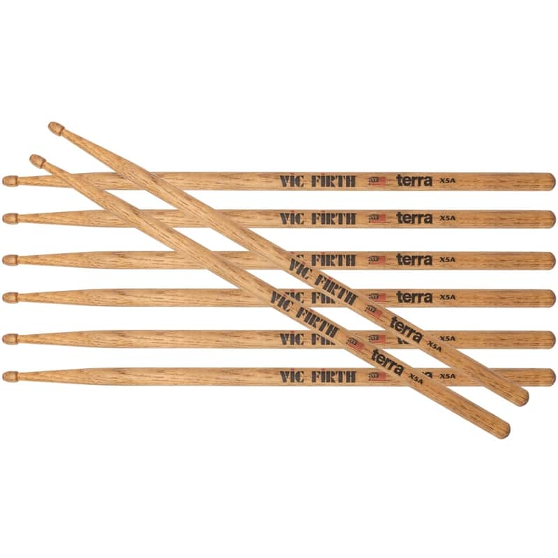 Vic Firth PVF American Classic X5A Terra 4pr Pack image 1