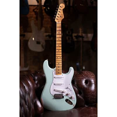 Fender Custom Shop LTD Fat 1954 Stratocaster Relic MN Faded Aged Surf Green image 3