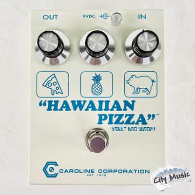 Used Caroline Guitar Company Hawaiian Pizza Fuzz Guitar Effects Pedal ♫ image 1