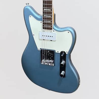 Fender Squier Paranormal Offset Telecaster SJ LE Electric Guitar - Ice Blue Metallic image 3