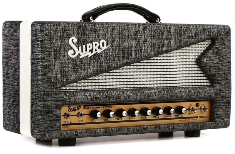 Supro 1696RTH Black Magick Reverb 25-watt Class A Tube Head image 1