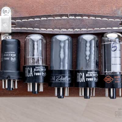 1952 Gibson BR-6 Vintage 1x10 Tube Amp w/ Jensen Field Coil & RCA Tubes, Serviced image 15