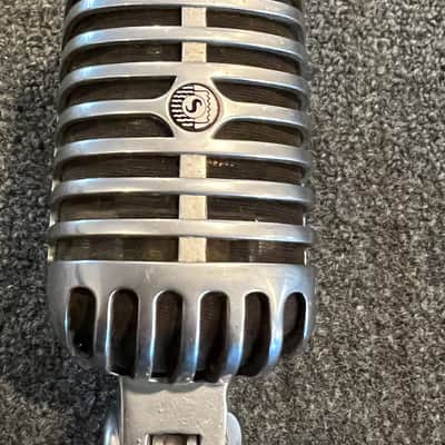 Shure 55SW Switch Unidyne Microphone Vintage 1960 Aluminum Pat Pending image 3