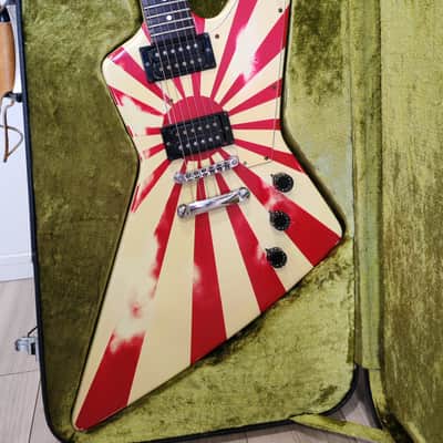 1978 Greco EX800 Relic Rising Sun JAPAN - Van Halen Ibanez Destroyer 2459 Lawsuit Era Explorer - Original Hardcase image 2