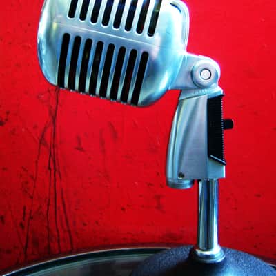 Vintage 1960 Shure 55SW dynamic cardioid microphone multi Z w accessories Elvis 55 55S 556S PE55 image 13