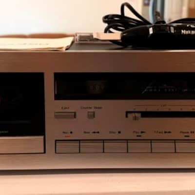 Nakamichi 480 2 head Cassette Deck 1980's - Brushed Silver Front image 8