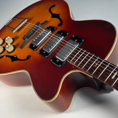 Teisco EP-17 Original '60s MIJ Vintage Hollow Body Electric Guitar Made in Japan image 5