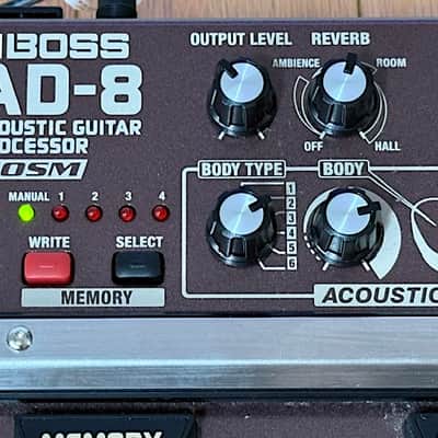 Boss AD-8 Acoustic Guitar Processor Pedal w/ Power Adapter, Excellent Condition image 2