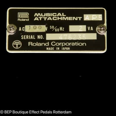 Roland AP-5 Phase Five 110 Volt USA Plug s/n 476235 Japan image 10