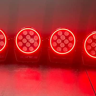 (8)Chauvet SlimPAR Pro Pix Hex-Color DMX RGBAW+UV Par Wash Light Fixtures image 11