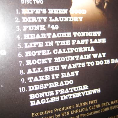 Eagles DVD Farewell Tour 2004 Double Set Runs 3 Hours image 4