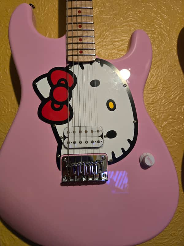 Squier Hello Kitty 50th anniversary strat image 1