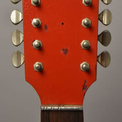 1960's Danelectro 12-String Prototype Neck Red w/Box image 2