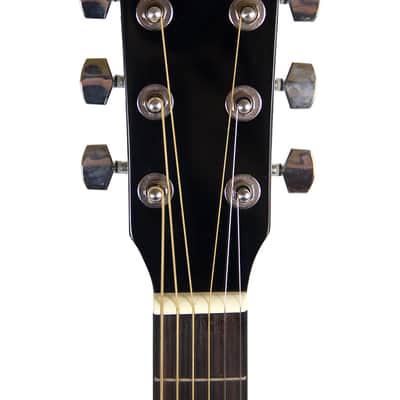 Fender FA-115 Dreadnought Acoustic Guitar - Black image 6