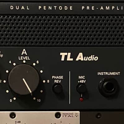TL Audio PA-1 Classic Series Dual Pentode Valve Microphone Preamp 1990s - Blue image 2