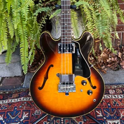 Vintage 1968 Gibson EB-2 Semi Hollow Body Short Scale Electric Bass w OCBC~100% Original~VG+ / Excellent Condition~A Sonic Monster! image 2