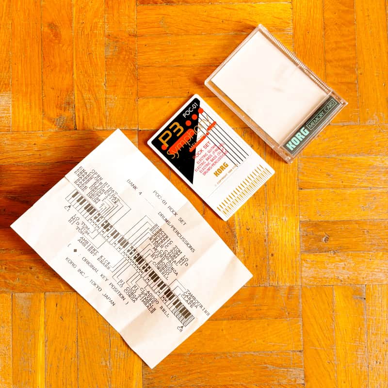 **VERY RARE** Korg POC-01 Symphony (Rock Set) - Memory Card for Korg P3 piano module expander! image 1