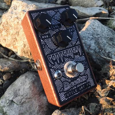 Futile Art FX 🐍 Copperhead Viper Treble Booster Full Range Modified Rangemaster Hammertone image 4