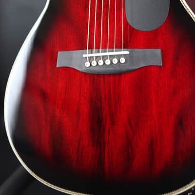 PRS SE P20E Tonare Parlor with Fishman Sonitone Pickup 2025 - Present - Fire Red Burst image 4