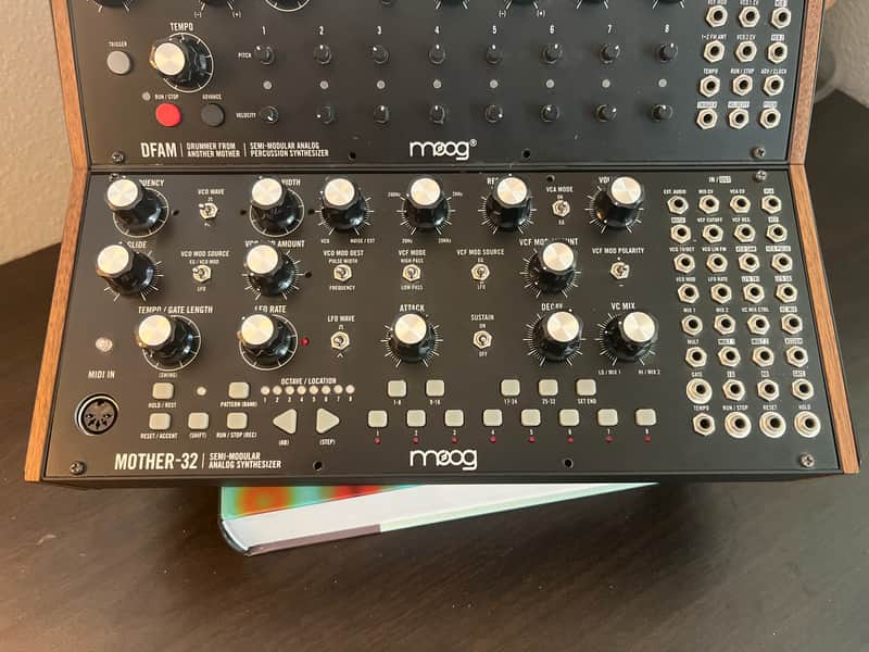 Moog Mother-32 Tabletop / Eurorack Semi-Modular Synthesizer 2015 - Present - Black image 1