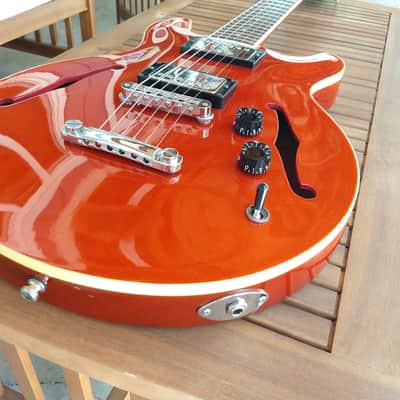 Hamer USA Newport Pro 2000/2001 Orange Sparkle Translucent OSHC SD Seth Lover Pups image 22