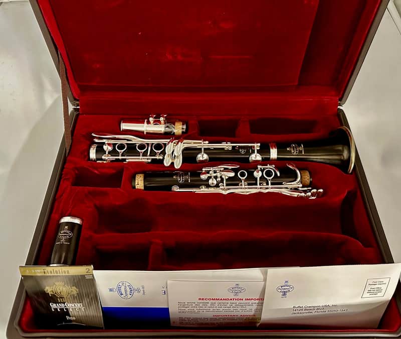 Buffet Crampon R13 A Clarinet Classic Logo with Silver Keys image 1
