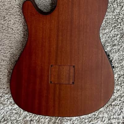 Mint Ibanez Model FRH10NBSF Acoustic Electric Classical Guitar, Brown Sunburst Flat image 2