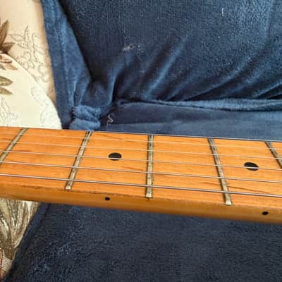 Vintage 1974 Greco SE-500B Stratocaster Black - Untouched Matsumoku MIJ - 100% Original w/ 1973 Maxon Pickups, Original Hardcase, 70s Fender Strap & Coiled Cable image 6