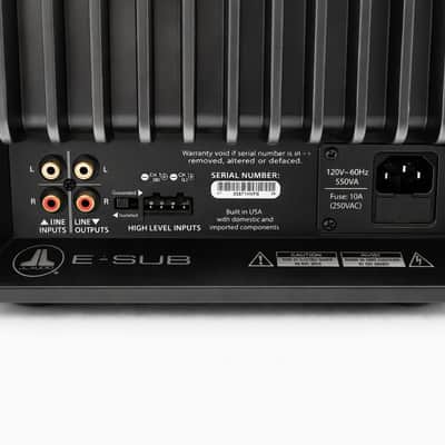 JL Audio E110 2023 - Black Gloss image 4