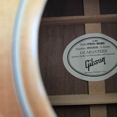 Gibson J-45 Studio walnut 2022 - gloss image 8
