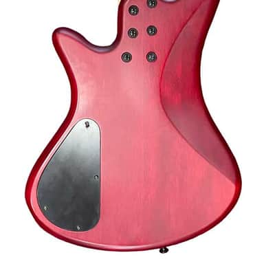 Schecter Stiletto Custom-5 Active 5-String Bass Vampyre Red image 5
