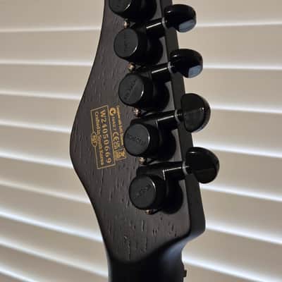 Schecter Diamond Series SVSS Exotic Black Limba 2022 - Black Limba Wood Grain image 4