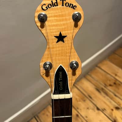 Gold Tone MM-150 White Ladye Maple Mountain Openback 5-String Banjo 2010s - Natural image 5