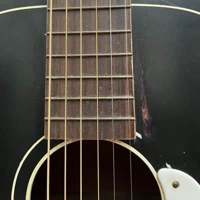Silvertone F-61 Parlor Acoustic Guitar 1960’s - Sunburst image 8