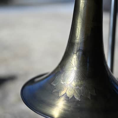 BAC Plaza Custom Trombone - Custom Engraving and Antique Lacquer image 4