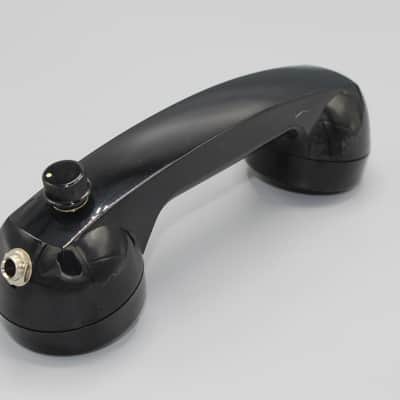 Circuit Bent NEW Black Telephone Microphone w/ Filter Control-Lo Fi Effects - Int. Pop Reduction Filter & Mic Stand Clip Phone Mic by Statikstramentz image 2