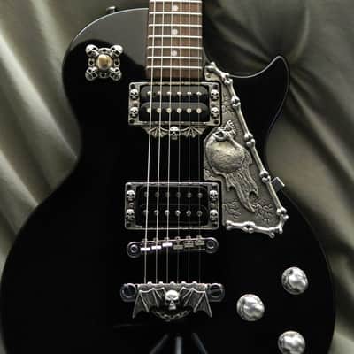10 SKULL GUITAR PARTS for gibson and epiphone Les paul knobs tailpiece pickguard pickup rings ect image 1