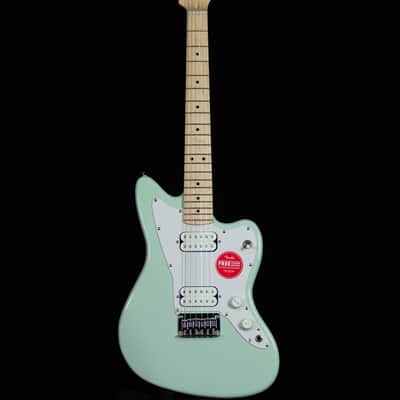 Squier Mini Jazzmaster HH, Maple FB, Surf Green image 5