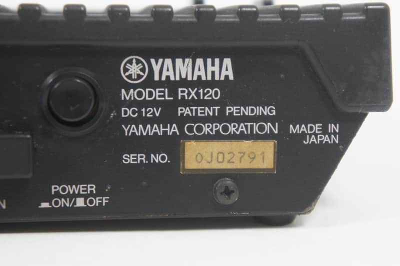 YAMAHA RX120 Digital Rhythm Programmer Drum Machine RX-120 w/ 100