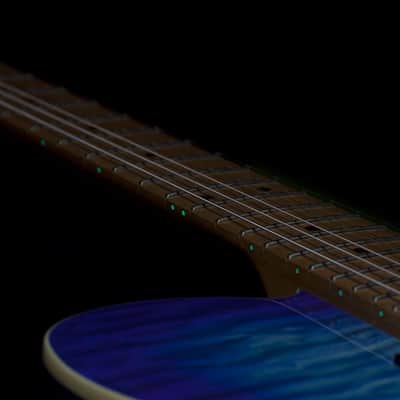 Schecter PT Pro Electric Guitar Transparent Blue Burst, 864 image 11
