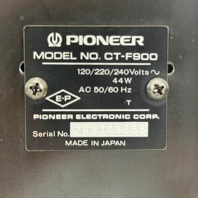 Pioneer CT-F900 3-Head Bleuline Stereo Cassette Tape Deck - Serviced image 10