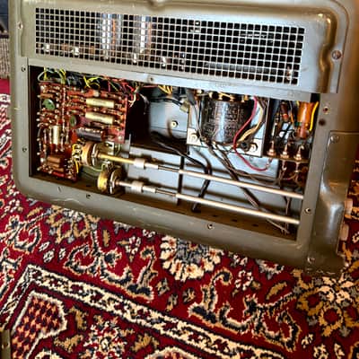 Bell & Howell AQ2A military projector amp (like Austen Hooks Space Heater) 1950's - Army Green image 3