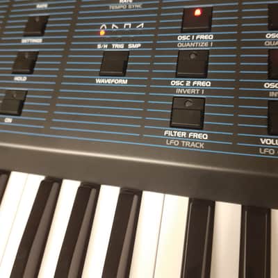 Behringer UB-Xa 16-Voice 61-Key Synthesizer 2023 - Present - Blue with Wood Sides image 7