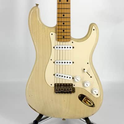 2002 Fender Custom Shop 1956 Stratocaster Relic - Vintage Blonde image 4