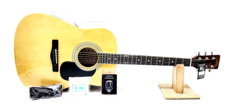 ZAGER ACOUSTIC GUITAR MODEL ZAD01PK N - 6 STRING - WITH EXTRAS image 1